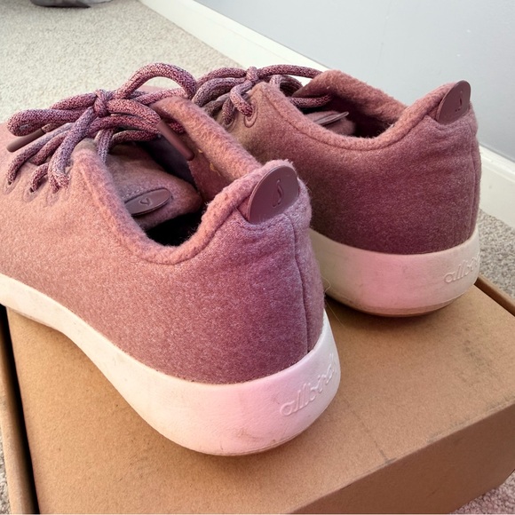 Allbirds Women's Wool Runner Mizzle Sneakers in Mauve - Picture 4 of 7